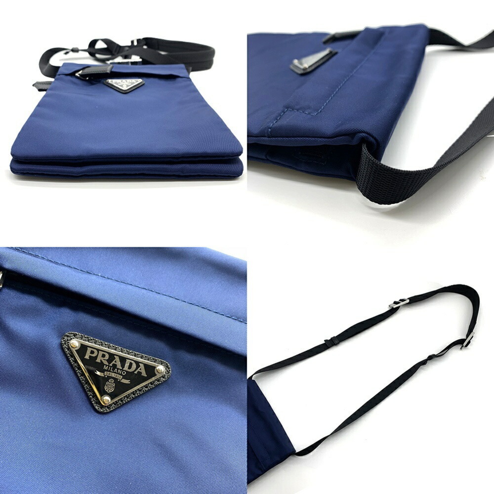 PRADA Blue Shoulder Bag - Picture 3 of 5